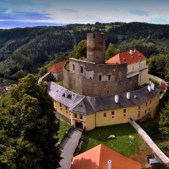 Toeristische attractiviteit (uitzichtpunt, kasteel, burcht) bron: Het grensgebied Bohemen-Moravië