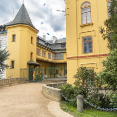Tourist site (chateau, park) source: Information centre of Slatiňany