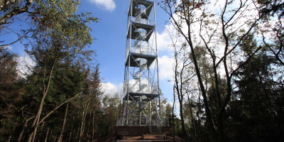 Žaltman - iron lookout tower. 