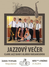 Jazzový večer Claire jazz band s Klárou Varsamisovou